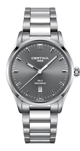 Certina DS-2 Quartz Stainless Steel / Grey / Bracelet