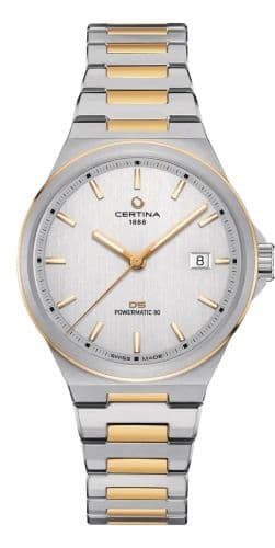 Certina DS-7 Powermatic 80 Stainless Steel - Yellow Gold / Silver / Bracelet