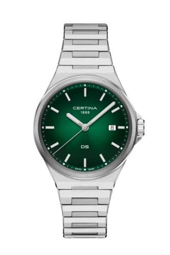 Certina DS-7 Quartz Stainless Steel / Green / Bracelet
