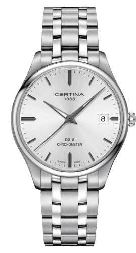 Certina DS-8 Chronometer Stainless Steel / Silver / Bracelet