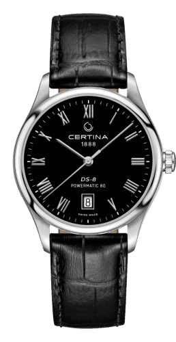 Certina DS-8 Powermatic Stainless Steel / Black / Strap
