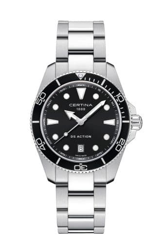 Certina DS Action 40 Quartz Stainless Steel / Black