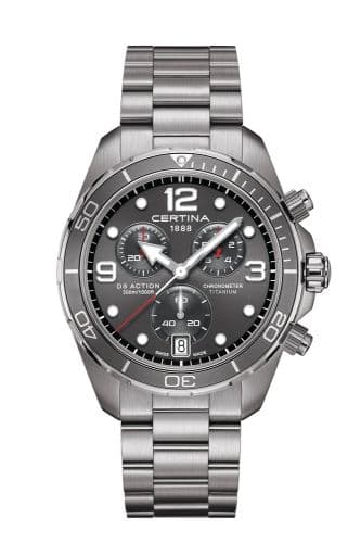 Certina DS Action Chronograph Titanium / Grey / Bracelet