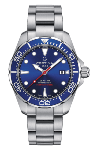 Certina DS Action Diver Powermatic 80 Stainless Steel / Blue / Bracelet