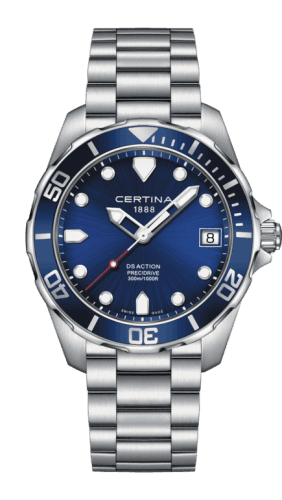 Certina DS Action Diver PreciDrive Stainless Steel / Blue / Bracelet