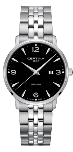 Certina DS Caimano 39 Stainless Steel / Black / Bracelet