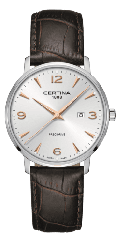 Certina DS Caimano 39 Stainless Steel / Silver / Strap