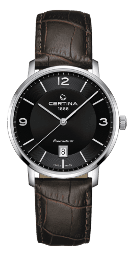 Certina DS Caimano Powermatic 80 Stainless Steel / Black / Strap