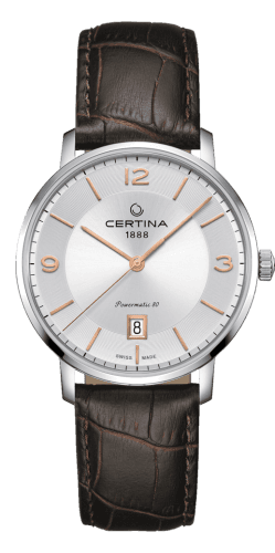 Certina DS Caimano Powermatic 80 Stainless Steel / Silver / Strap