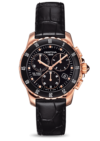 Certina DS First Lady Ceramic Chrono Rose