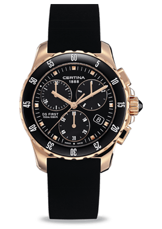 Certina DS First Lady Ceramic Chrono Rose