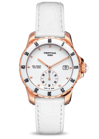 Certina DS First Lady Ceramic Rose