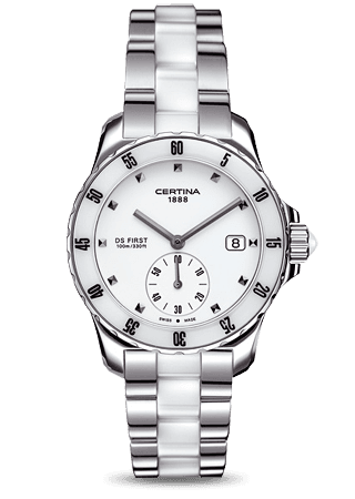Certina DS First Lady Ceramic White Bracelet