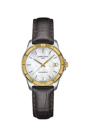 Certina DS Jubile Lady Quartz Stainless Steel - Yellow Gold / MOP