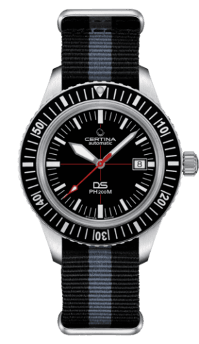 Certina DS PH200M Stainless Steel / Black / NATO