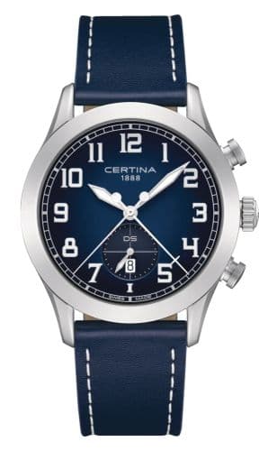 Certina DS Pilot Stainless Steel / Blue