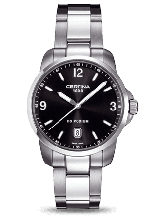 Certina DS Podium 3 Hands Black