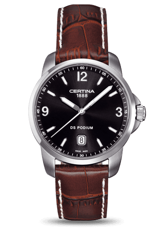 Certina DS Podium 3 Hands Black