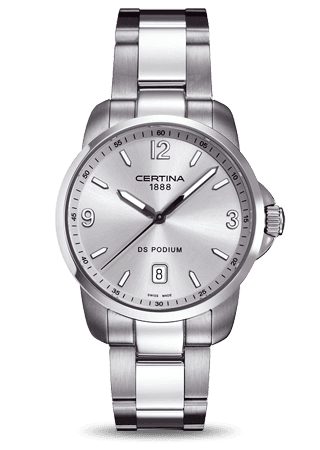 Certina DS Podium 3 Hands Silver