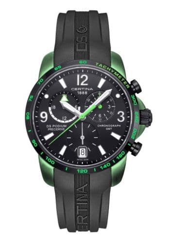 Certina DS Podium Big Size Chrono GMT Aluminium Green
