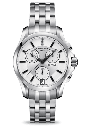Certina DS Prime Chronograph Silver
