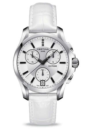 Certina DS Prime Chronograph White