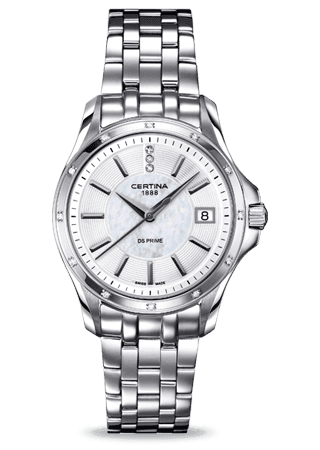 Certina DS Prime Lady Silver Diamond Bracelet