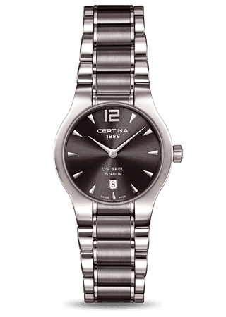 Certina DS Spel Lady Round Titanium Grey