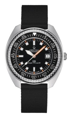 Certina DS Super PH1000M Stainless Steel / Black / TIDE