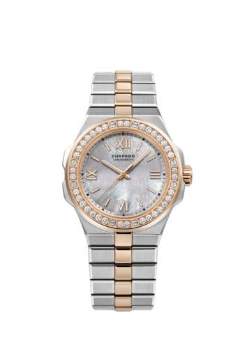 Chopard Alpine Eagle 36 Stainless Steel - Rose Gold - Diamond / MOP