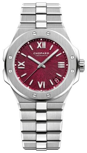 Chopard Alpine Eagle 41 Stainless Steel / Burgundy / Qatar
