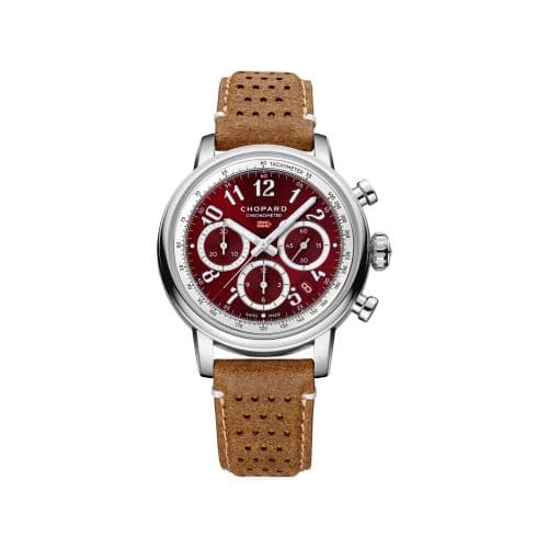 Chopard Mille Miglia Classic Chronograph 40.5 Lucent Steel / Rosso Amarena