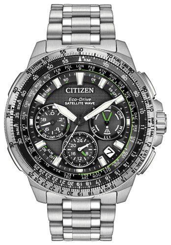 Citizen Navihawk GPS Stainless Steel / Black / Bracelet