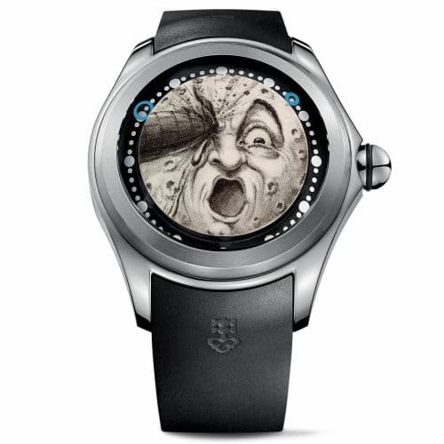 Corum Big Bubble Magical 52 Titanium / PVD Georges Melies / Rubber