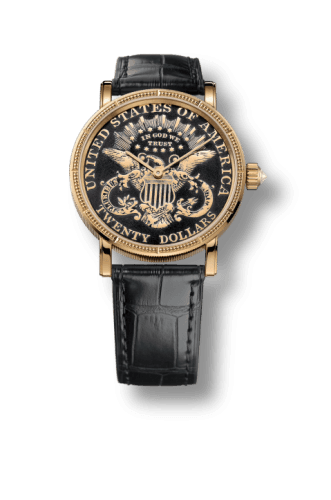 Corum Coin Watch Automatic Gold $20 Double Eagle PVD
