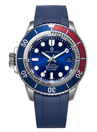Crafter Blue Mechanic Ocean 45MM MOSS002.SB.R