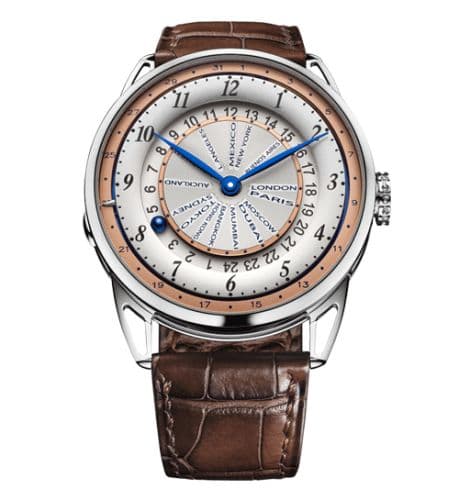 De Bethune DB25 World Traveller White Gold
