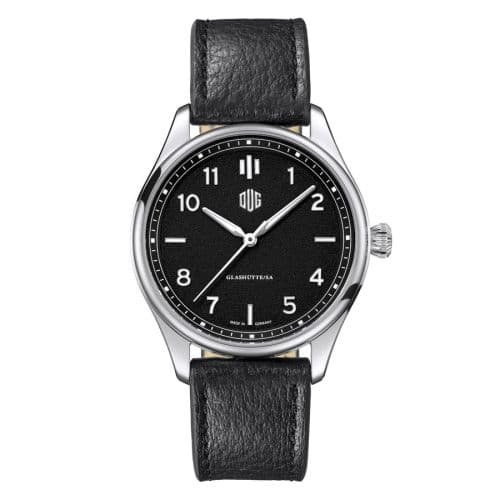 Deutsche Uhrenmanufaktur Glashütte Purist Typ 2 Stainless Steel / Black