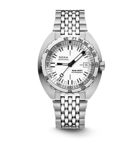 Doxa SUB 300T Whitepearl / Bracelet