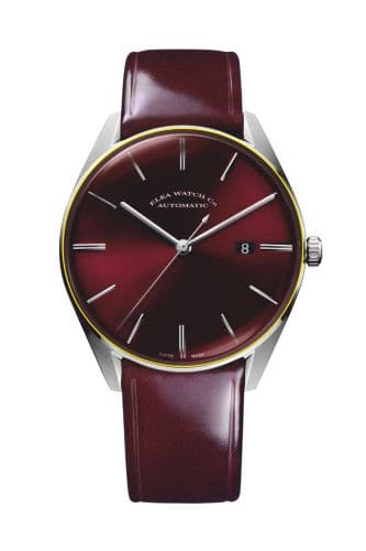 Elka Watch Co. D-Series Stainless Steel / Black / Leather