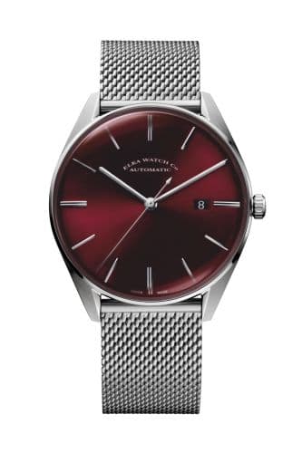 Elka Watch Co. D-Series Stainless Steel / Black / Milanese