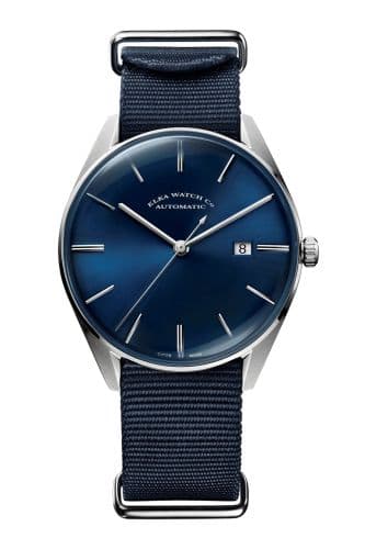 Elka Watch Co. D-Series Stainless Steel / Blue / NATO