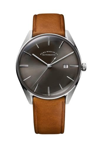 Elka Watch Co. D-Series Stainless Steel / Grey / Leather