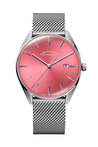 Elka Watch Co. D-Series Stainless Steel / Pink / Milanese