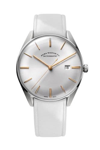 Elka Watch Co. D-Series Stainless Steel / Silver / Leather