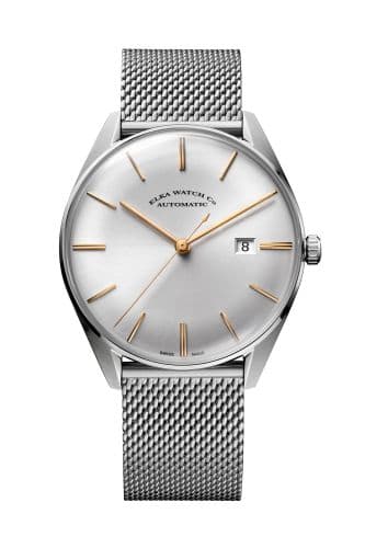 Elka Watch Co. D-Series Stainless Steel / Silver / Milanese