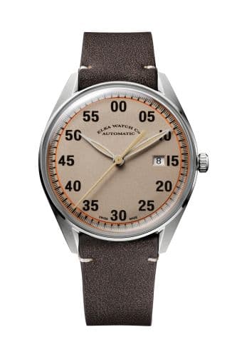 Elka Watch Co. X-Series Stainless Steel / Beige / Leather