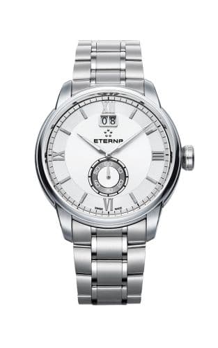 Eterna Adventic Quartz Big Date Silver / Bracelet