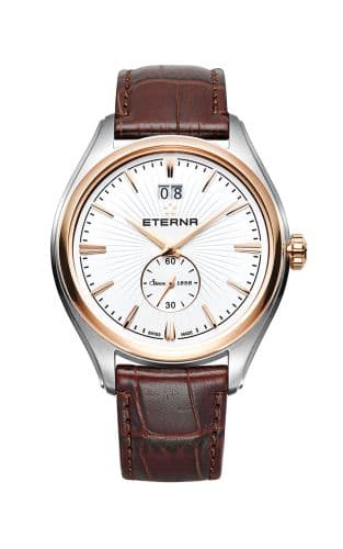 Eterna Avant-Garde Quartz Big Date Two Tone / White / Strap