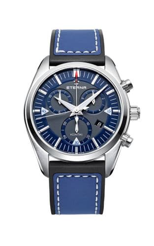 Eterna KonTiki Quartz Chronograph Blue